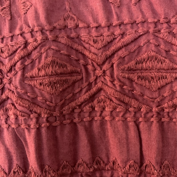 Sun & Shadow Red Boho Top - Picture 2 of 4